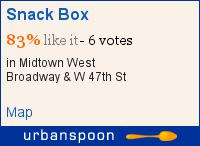 Snack Box on Urbanspoon
