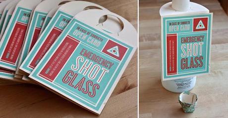 The Emergency Shot Drink Glass Card