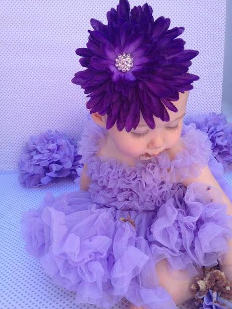 Very Pretty and Creative Purple First Birthday by Jackie from Jack and Kate