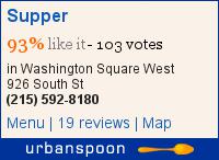 Supper on Urbanspoon