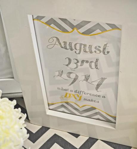 A 98th Birthday Party, Gorgeous Yellow and Grey Themed Party by Meghily - Party in Style