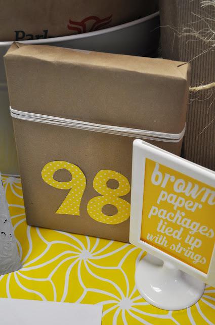 A 98th Birthday Party, Gorgeous Yellow and Grey Themed Party by Meghily - Party in Style