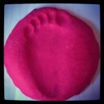 Salt Dough Foot Imprints