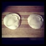 Salt Dough Foot Imprints