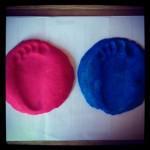 Salt Dough Foot Imprints