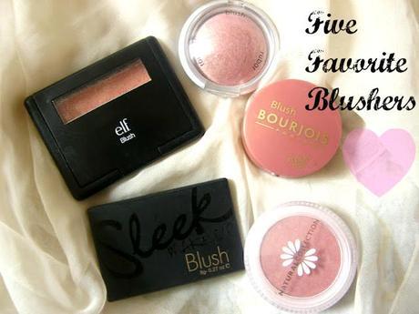 Five Favorite Blushers Five Favorite Blushers
