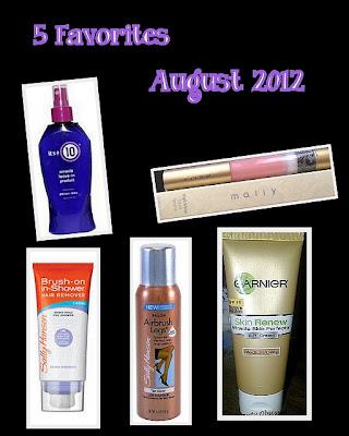 Five Favorites: August 2012