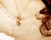 bokeh.  photo inspired. dainty. light capturing. necklace. - GypsyAffairs