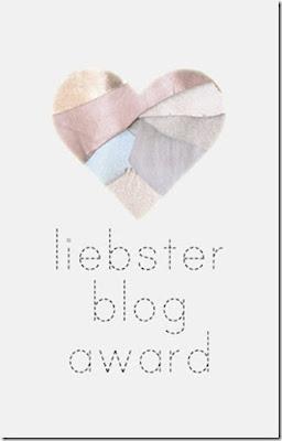 Liebster Blog  Award