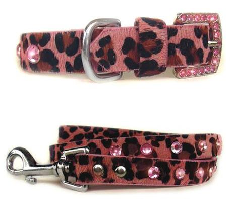 Pink Panther Dog Leash & Collar