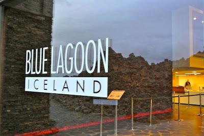lava at the blue lagoon