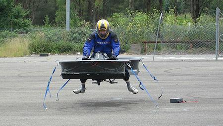 BMW Powered Twin-Rotor Hoverbike