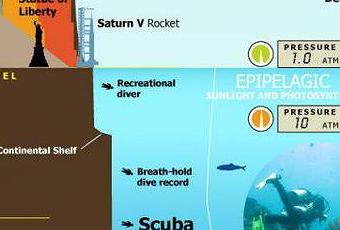 Tallest Mountain to Deepest Ocean Trench – Infographic Monday - Paperblog