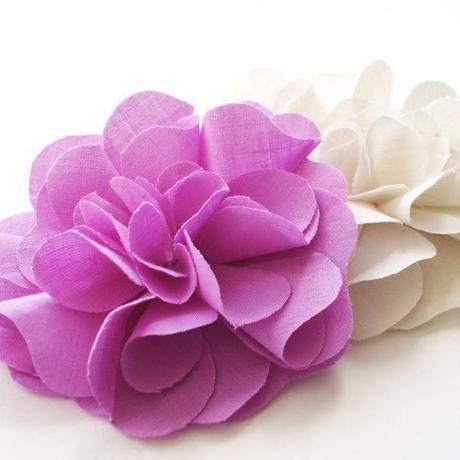 handmade fabric flower bridal accessory