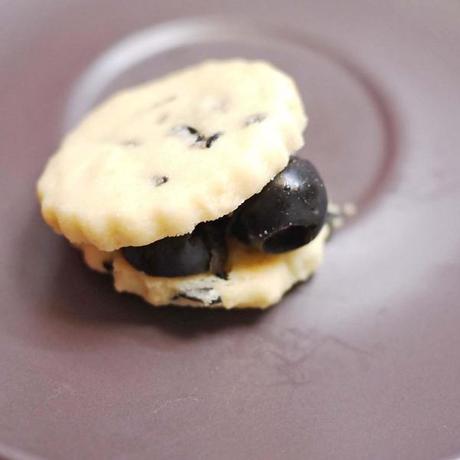 Black Olive Sable Cookies