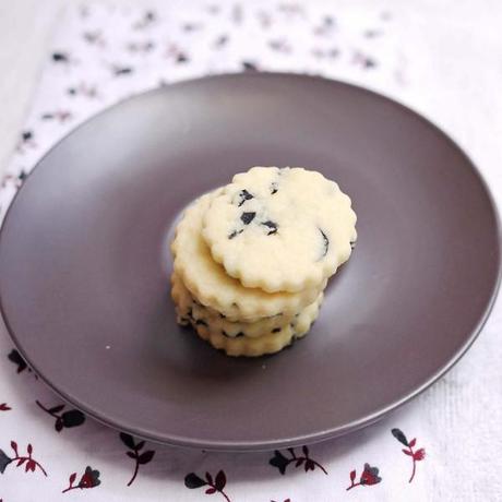 Black Olive Sable Cookies