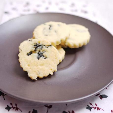 Black Olive Sable Cookies