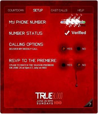 True Blood Line: Get a Weekly Call from a True Blood Cast Member