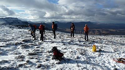 Mountain rescue practice with the Mountain Club of South Africa - June 2011