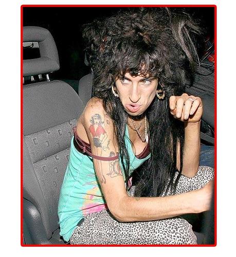 Terrible Pictures of Amy Winehouse Drunk, Tweeking, Stoned, and/or Anorexic