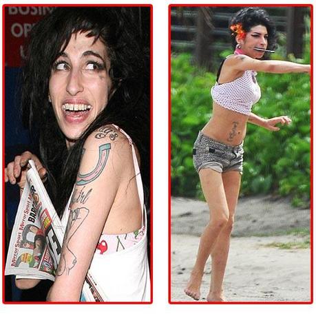 Terrible Pictures of Amy Winehouse Drunk, Tweeking, Stoned, and/or Anorexic