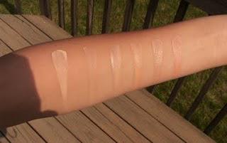 Maybelline Fit Me Foundation Swatches