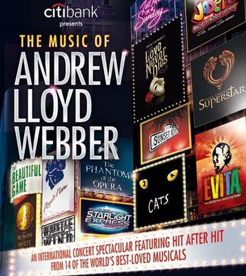 Another show opening this Friday--The Music of Andrew Lloyd Webber!