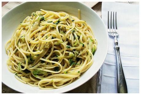 Pasta with Anchovies and Zucchini