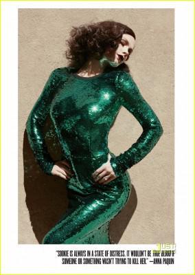 Anna Paquin glamours up VMagazine