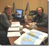 Rick Steves in Radio Studio