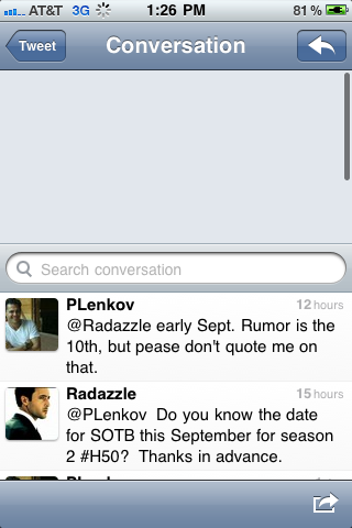 Clue to H50 Second Season Premiere??!! Exec Producer, Peter Lenkov tweets about Sunset On The Beach (SOTB) Red Carpet Event MAY Be on Sept 10th!