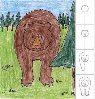 How to Draw a Grizzly Bear