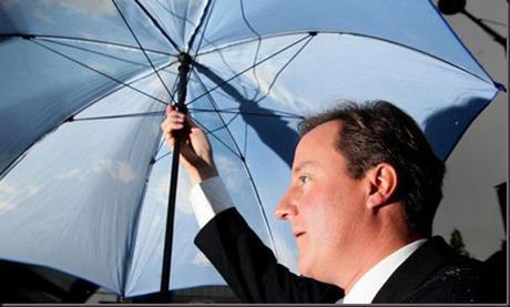 David Cameron brolly