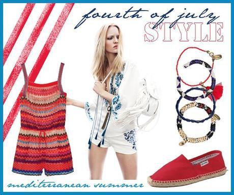 Fourth of July style: mediterranean summer