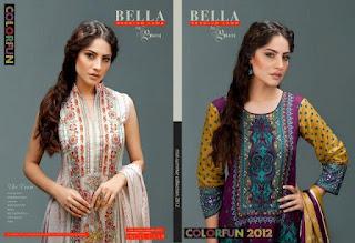 Women’s Bela Lawn Collection 2012-13 By Shariq Textiles
