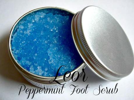 Leor Cooling Peppermint Foot scrub