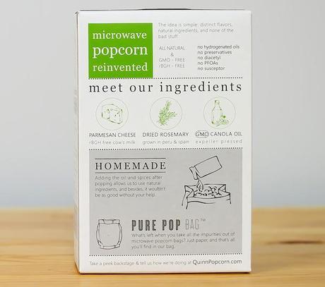 Microwave Popcorn Reinvented: Quinn Pop­corn!