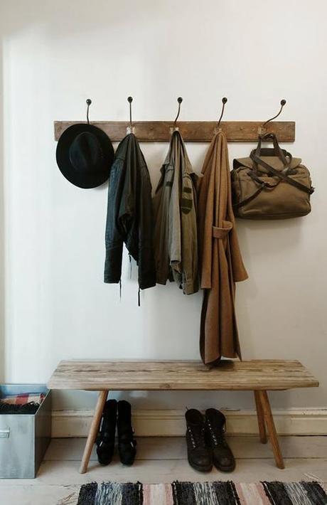 The perfect… coat rack, hat stand, place to hang your things!