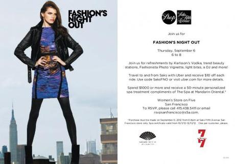 Fashion’s Night Out (Sept. 6th 2012)