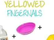 DIY: Brighten Yellow Fingernails