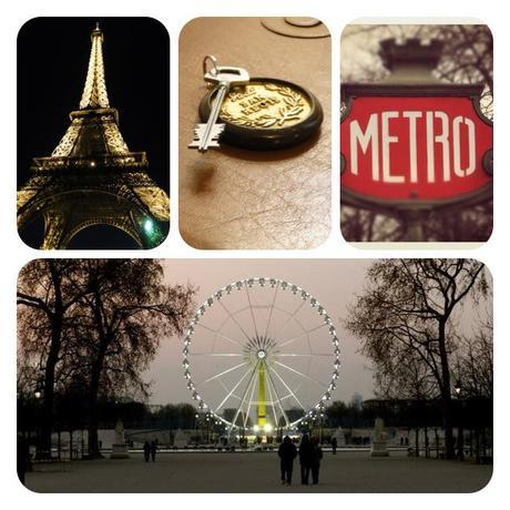 Eiffel tower, Paris, Metro, San Regis Hotel, Photography, collage