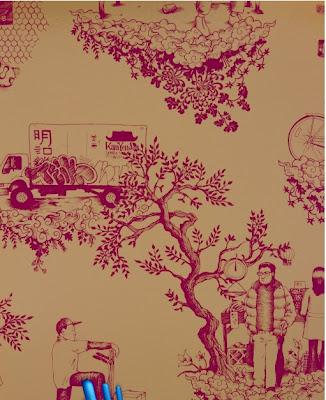 Finger Licking Good Toile by Flavor Paper!