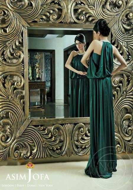 Asim Jofa Latest Party Wear Collection 2012 for Women with Deeda Zaib Patterns