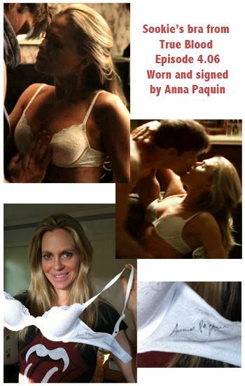 Win the bra Sookie wore in auction benefitting “Out of Africa”!
