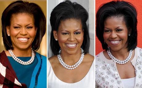 Michelle obama pearls, michelle obama jewelry, michelle obama fashion
