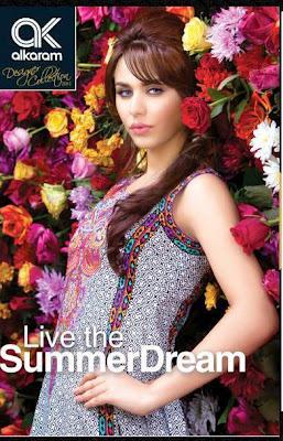 Alkaram Latest Summer Dream Lawn Collection 2012