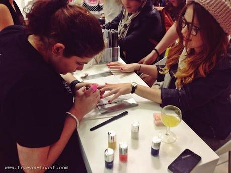 RED WHITE AND BLUE AT NAILS INC.