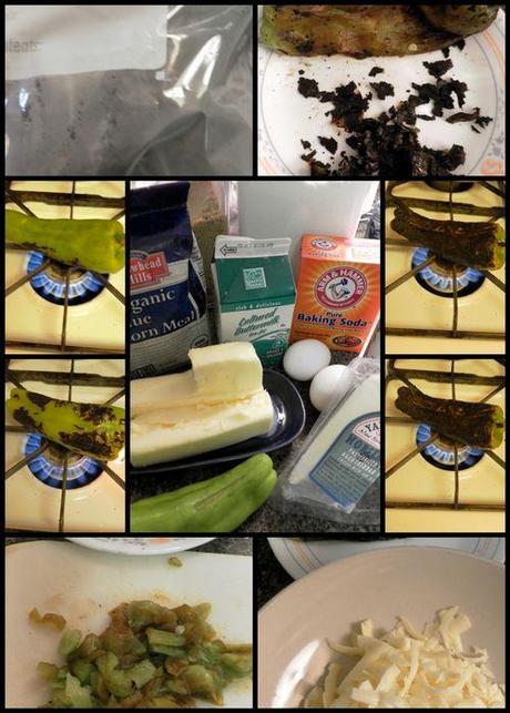 Ingredients preparation collage