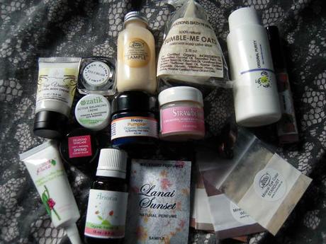 The Natural Beauty Box Haul for August 2012