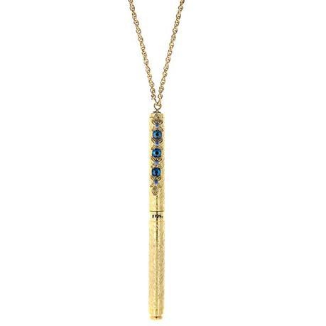51512Steal of the Day: Sapphire Pen Necklace 